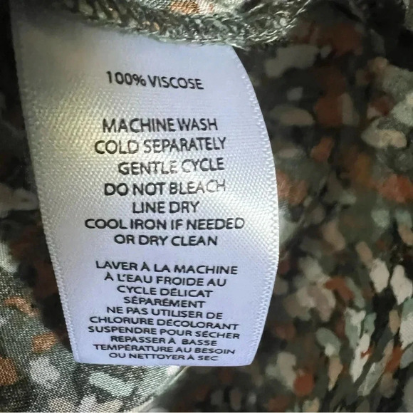 Beachlunchlounge Alanna Abstract Camo Blouse Size XS - Picture 12 of 13